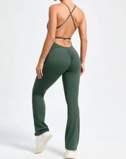 Macacão Flare Moda Gringa Modern Deluxe