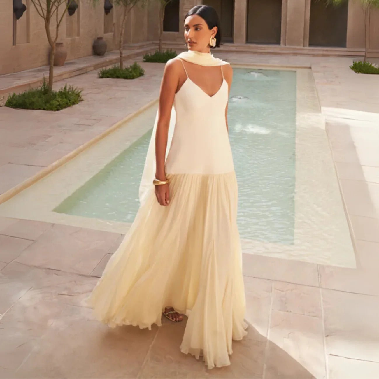 Vestido Longo Decote nas Costas Modern Eloá