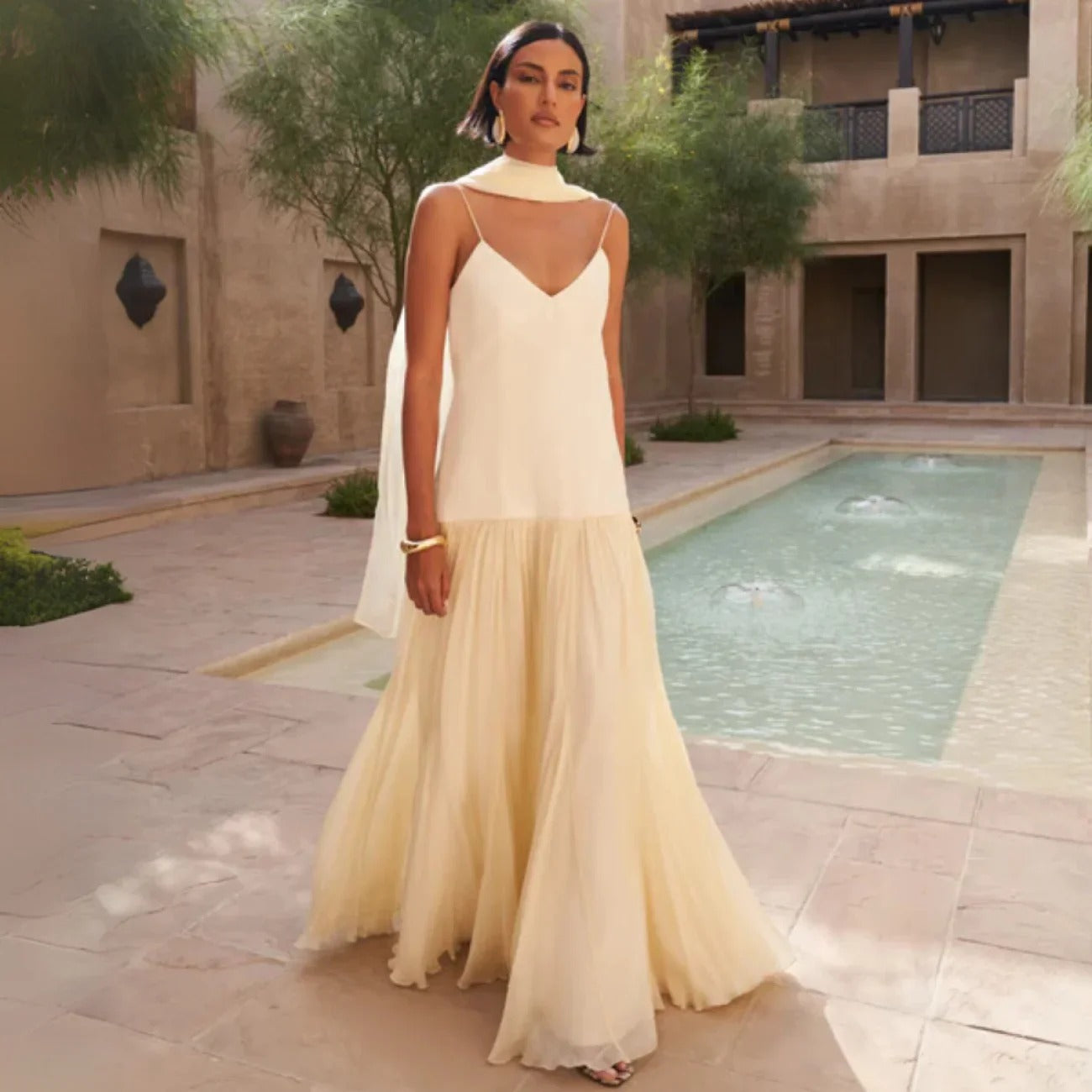 Vestido Longo Decote nas Costas Modern Eloá