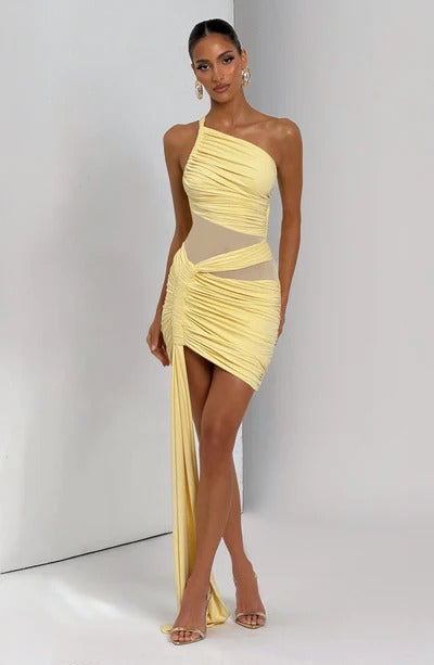 Vestido Curto Assimétrico Modern Azurae