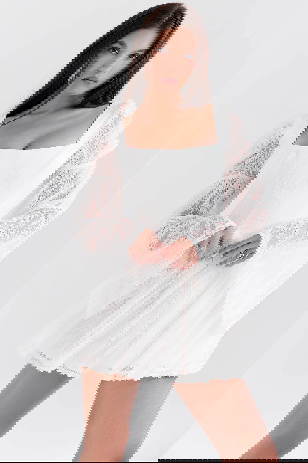 Vestido Curto  Branco Modern Grace - GOLDEN ERA