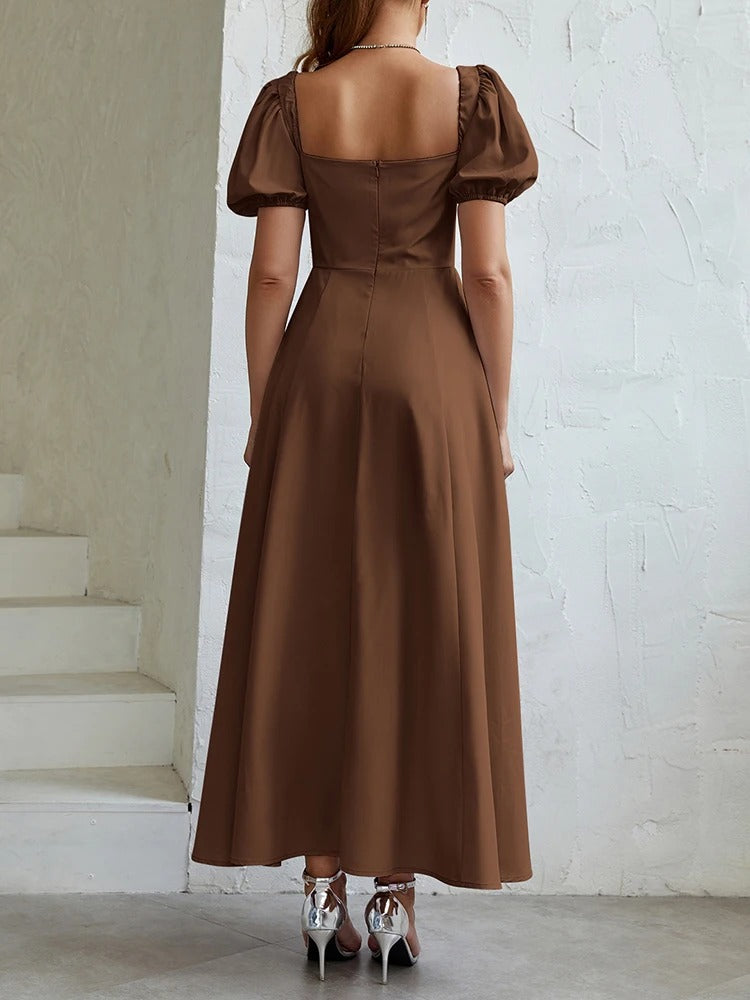 Vestido Midi Modelador Bustier Mavie com Mangas - GOLDEN ERA