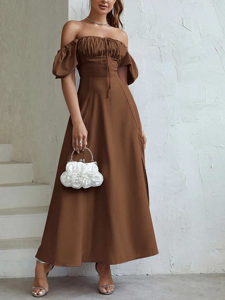 Vestido Midi Modelador Bustier Mavie com Mangas - GOLDEN ERA