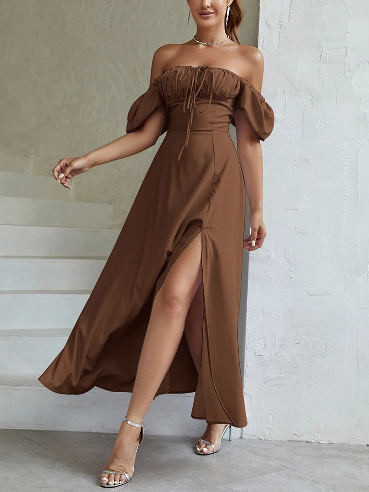 Vestido Midi Modelador Bustier Mavie com Mangas - GOLDEN ERA