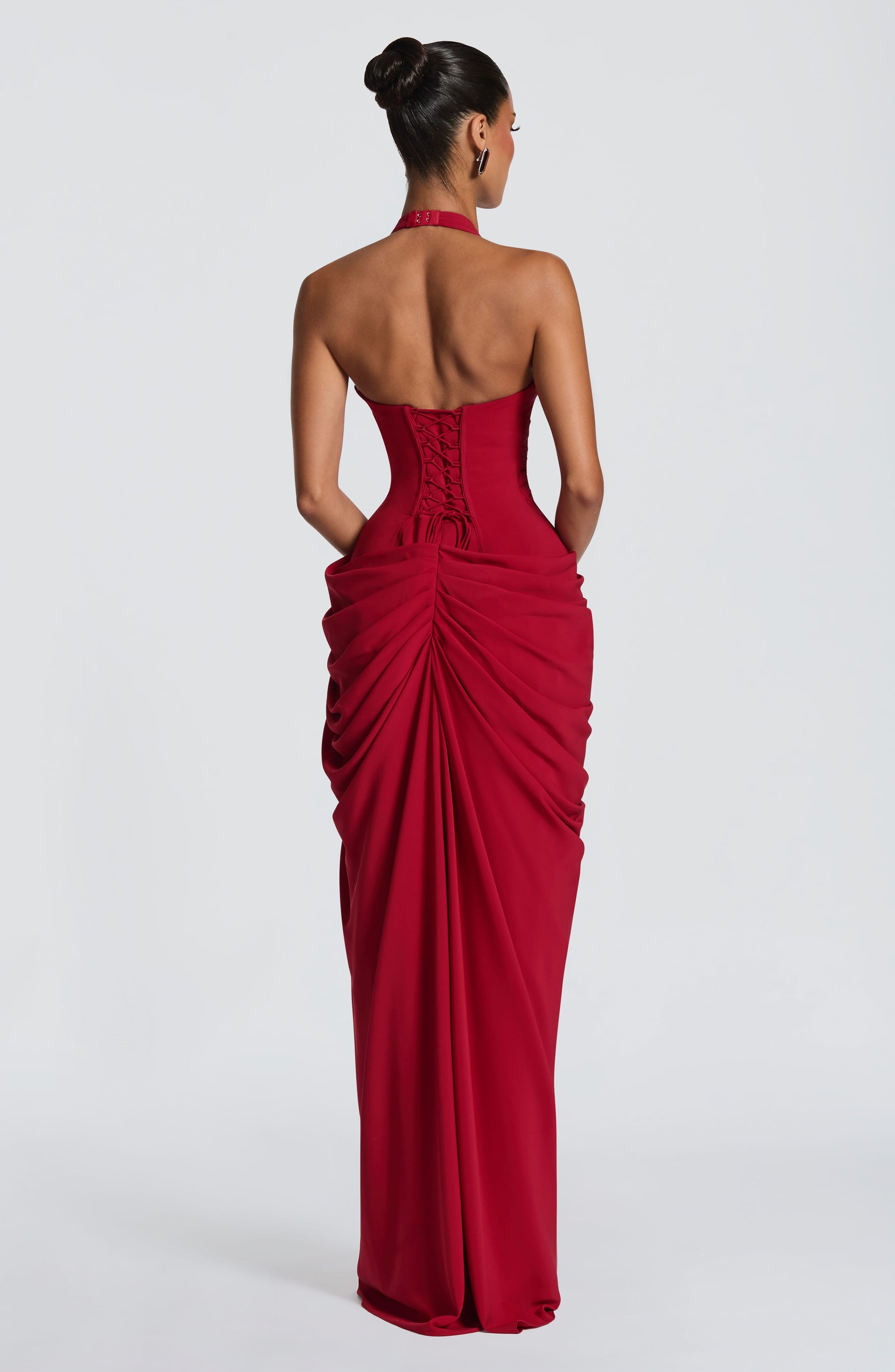 Vestido Longo Corset com Fenda Modern Mireya