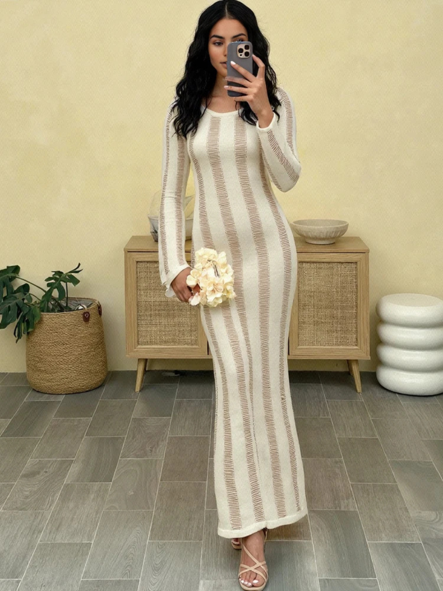 Vestido Longo em Tricot Modern Serena