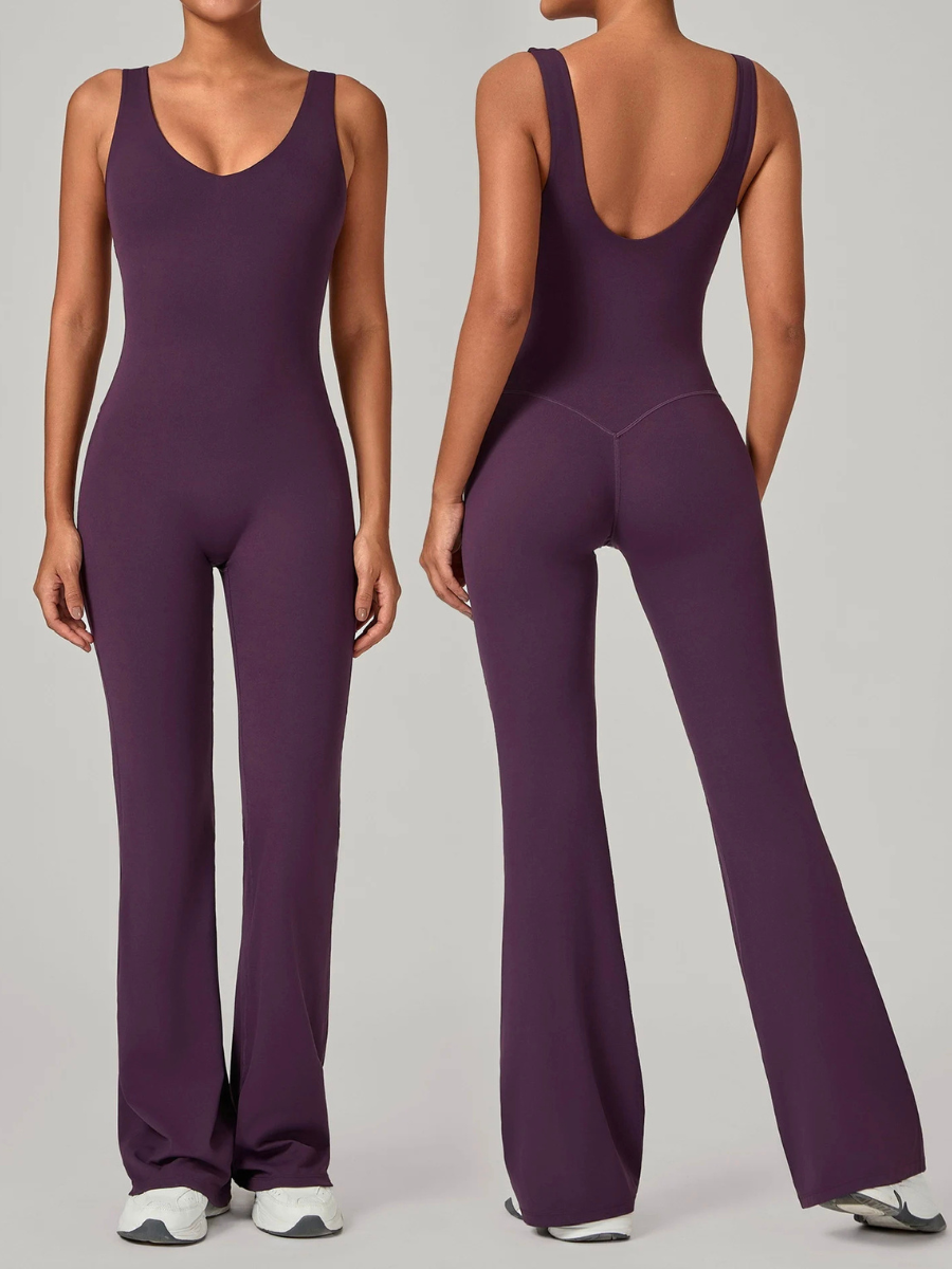 Macacão Longo Flare Modelador Modern Slim