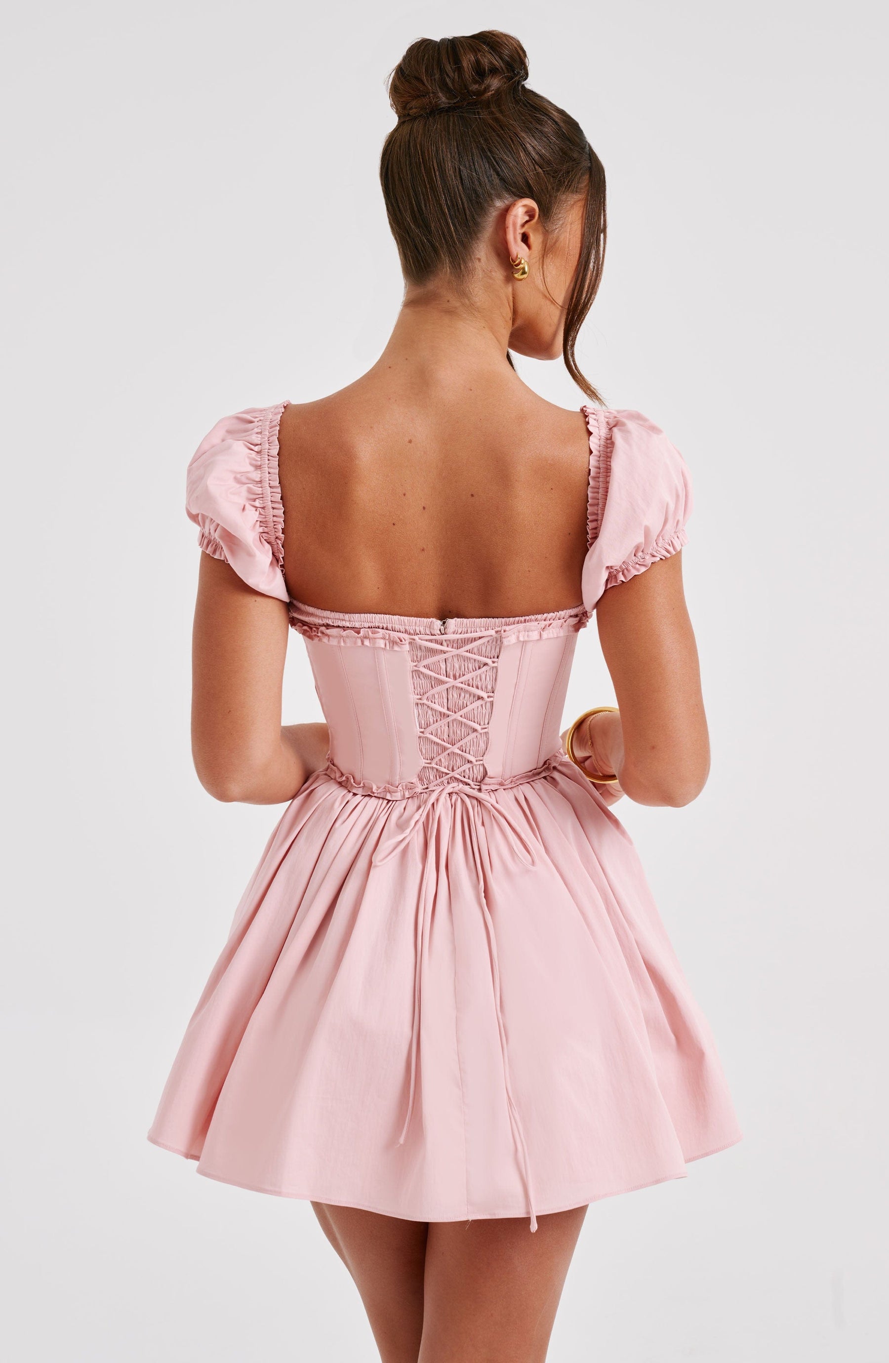 Vestido Curto Bustier Modern Penélope Rosa - GOLDEN ERA
