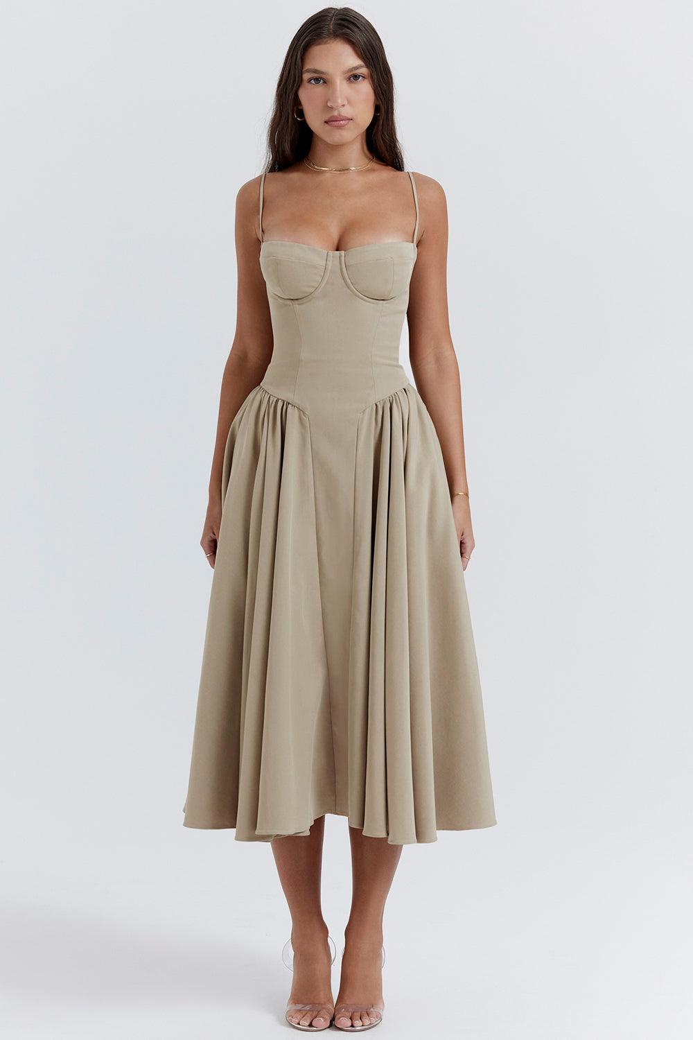 Vestido Midi Bustier Modern Anne - GOLDEN ERA