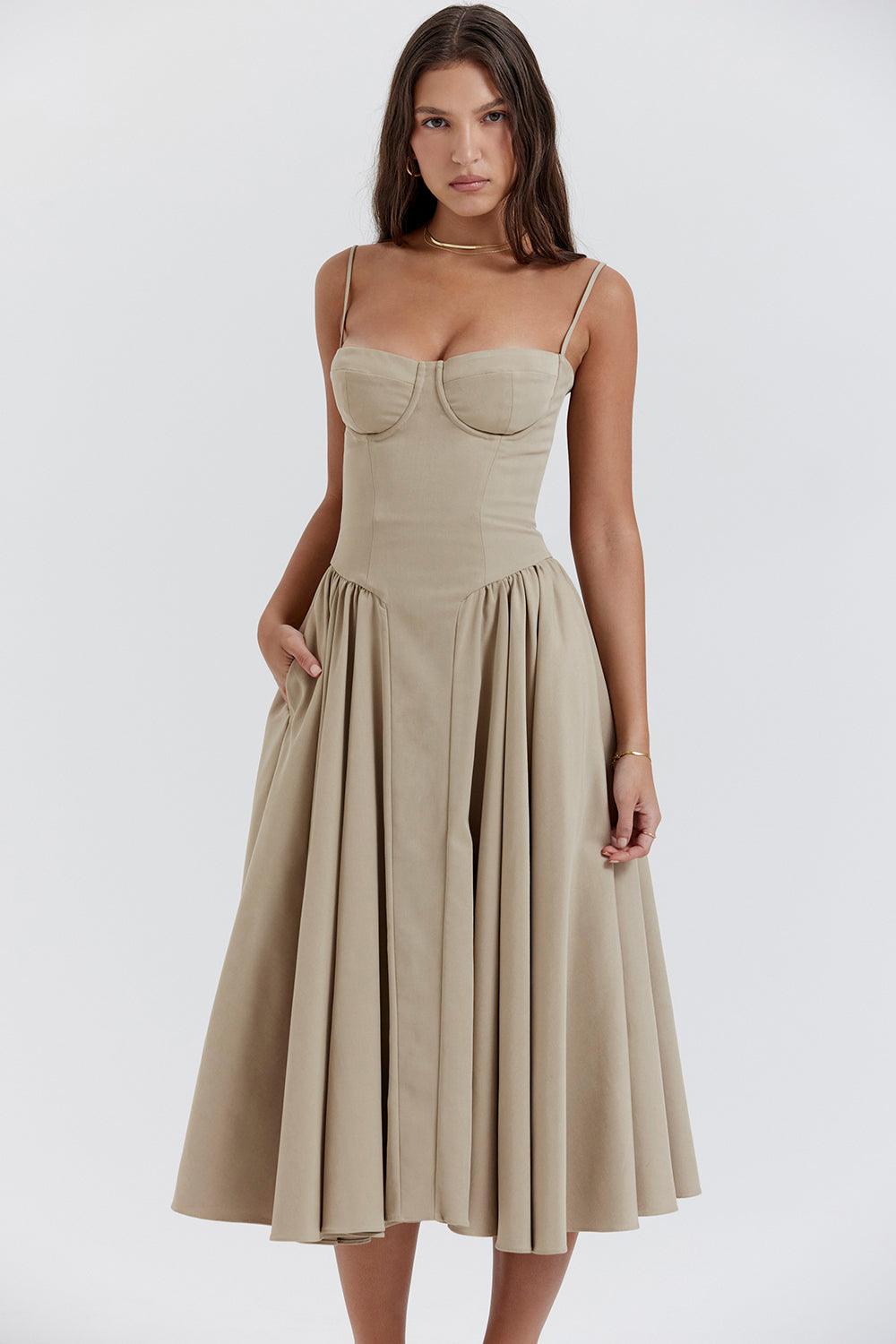 Vestido Midi Bustier Modern Anne - GOLDEN ERA