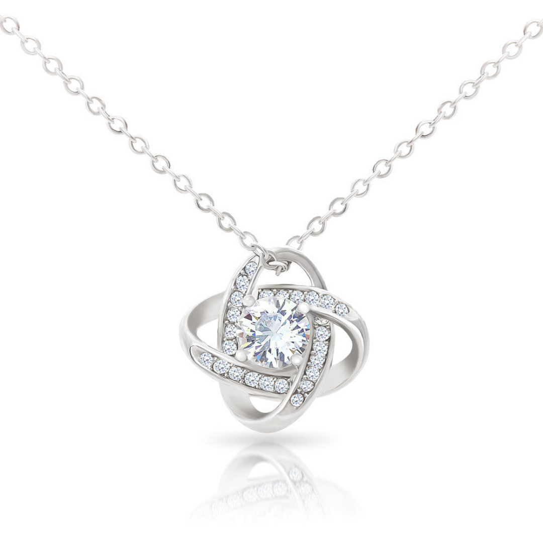 Caixa Surpresa AMOR ETERNO - Colar em Prata 925 Com Rosa Real ❤️