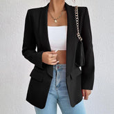 Blazer Feminino Alfaiataria Casual Longo Modern Laís