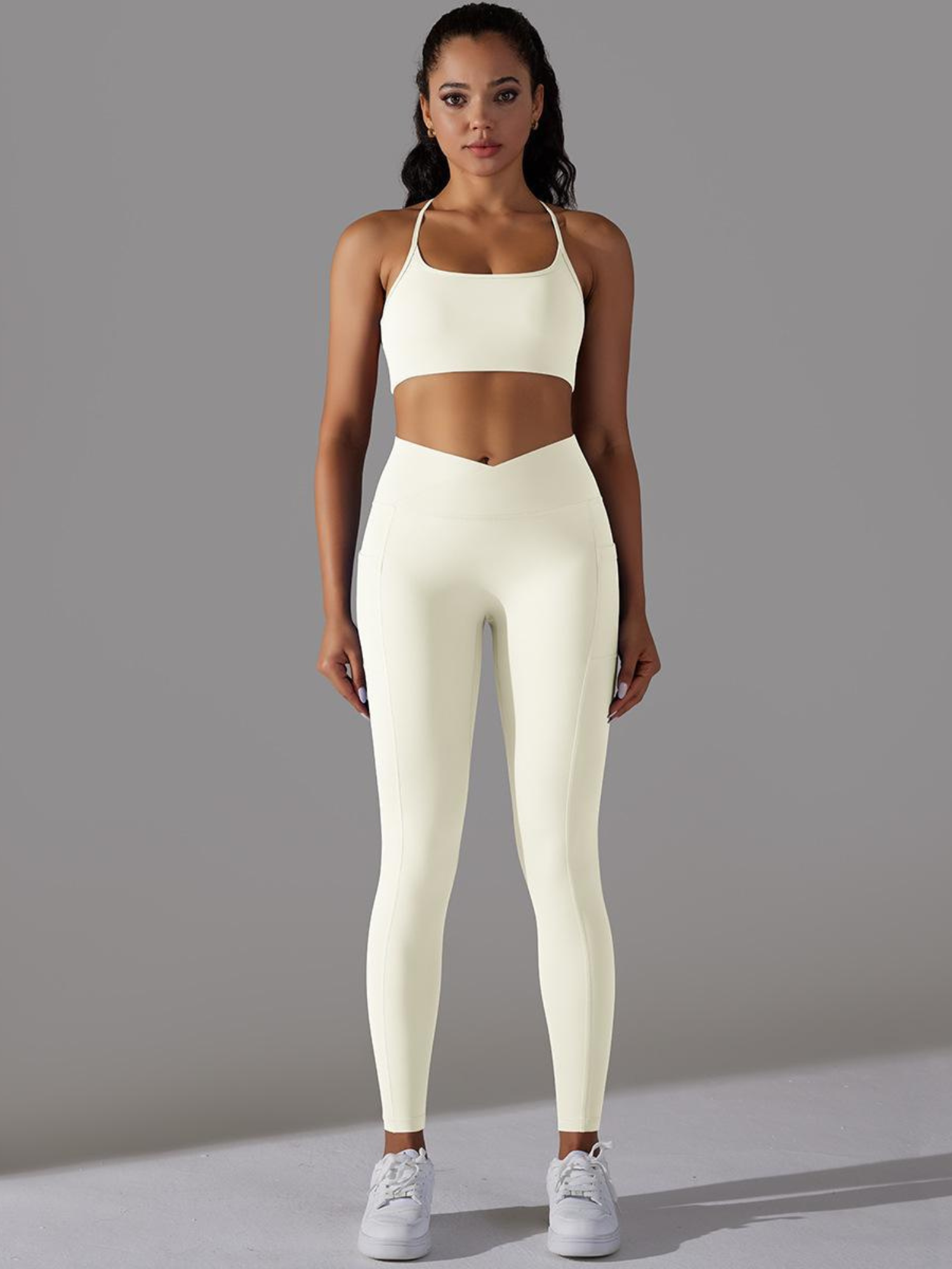 Conjunto Top e Calça Legging Fitness Modern Confort - Cóz V Costas Cruzada