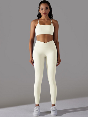 Conjunto Top e Calça Legging Fitness Modern Confort - Cóz V Costas Cruzada