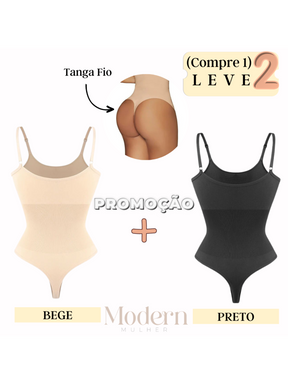 Body Modelador Suit Shape Slim (Compre 1 leve 2)