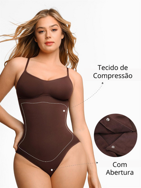 Body Modelador Suit Slim Shape - Costas Aberta