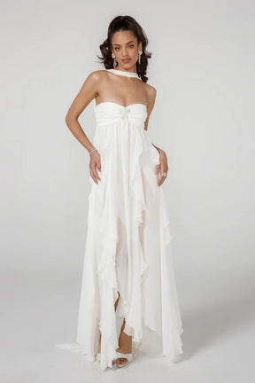 Vestido Com Babados Tendência Modern Ariel