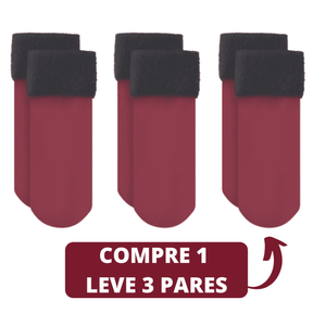 Meia Térmica Aveludada Ultraconfort COMPRE 1 LEVE 3