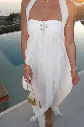 Vestido Com Babados Tendência Modern Ariel