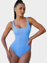 Body Modelador Suit Regata Canelado Modern Confort com Bojo Removível