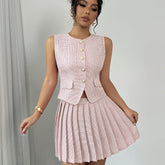 Conjunto Feminino Colete e Saia Modern Sanys