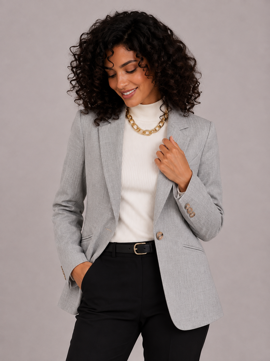 Blazer Alfaiataria Acinturado Modern Beauty