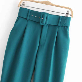 Calça Alfaiataria Com Cinto Modern Gisele