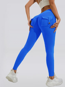 Calça Legging Modeladora Modern Shaper com Bolsos e Empina Bumbum