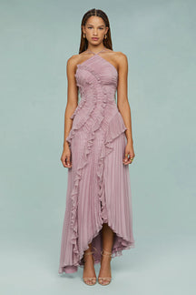 Vestido Assimétrico Tendência Modern Lilac