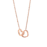 Caixa com Rosa  & Colar Personalizado + Anel do Abraço