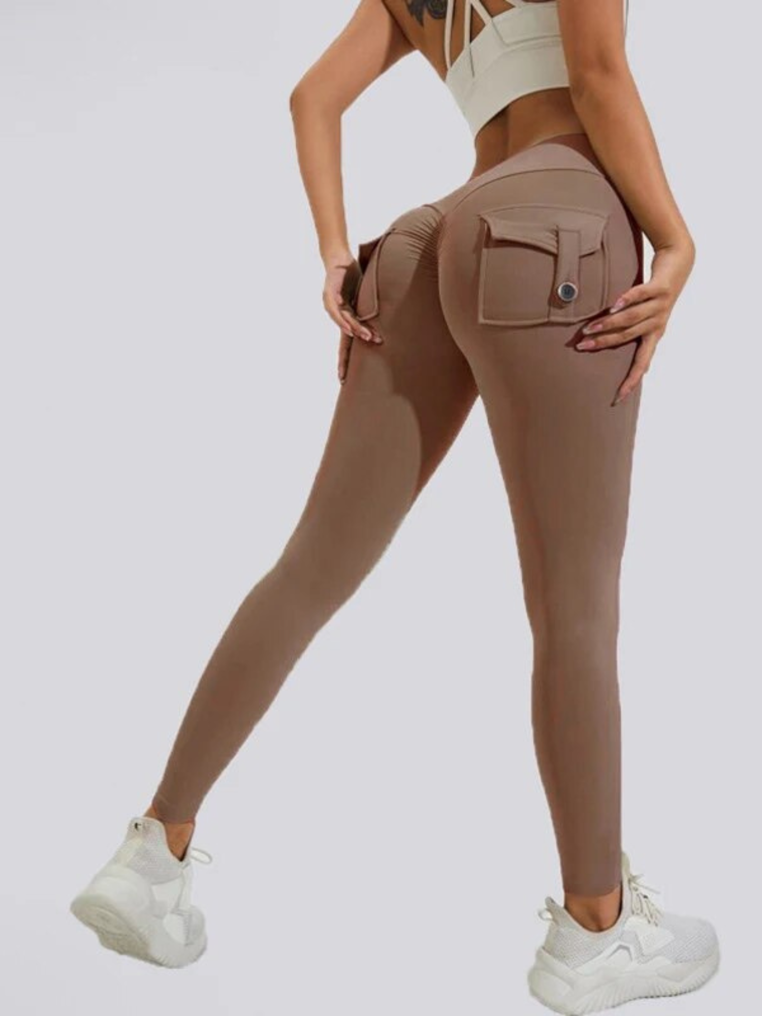 Calça Legging Modeladora Modern Shaper com Bolsos e Empina Bumbum