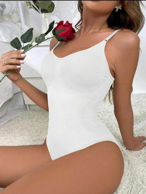 Body Modelador Suit Branco - Edição Limitada