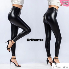 Calça Feminina de Couro Peluciada Black - Compre 1 Leve 2