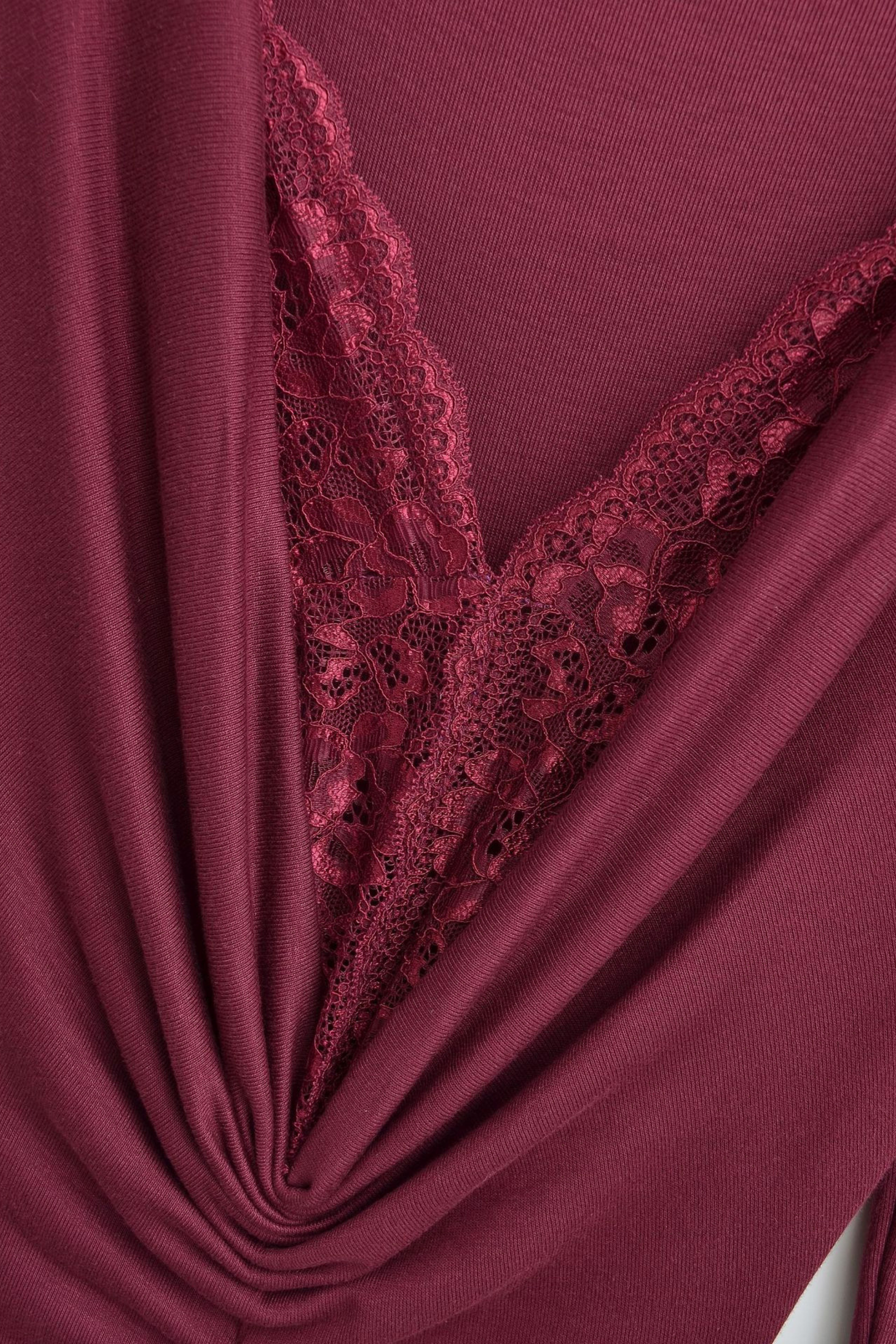 Vestido de Manga Longa Elegante Longo com Renda Modern Dyni