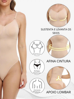 Body Modelador Suit Shape Slim (Compre 1 leve 2)