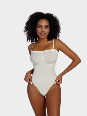 Body Suit Modelador Tanga Fio - Alças Removíveis