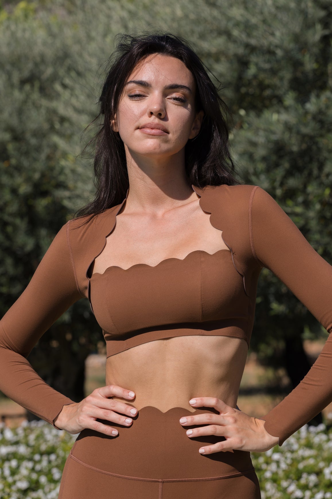 Top Cropped Manga Longa Nuvem - CLOUD GYM
