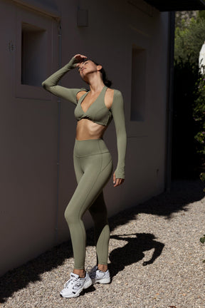 Calça Legging Cintura Alta Sem Costura Modern Basic - CLOUD GYM