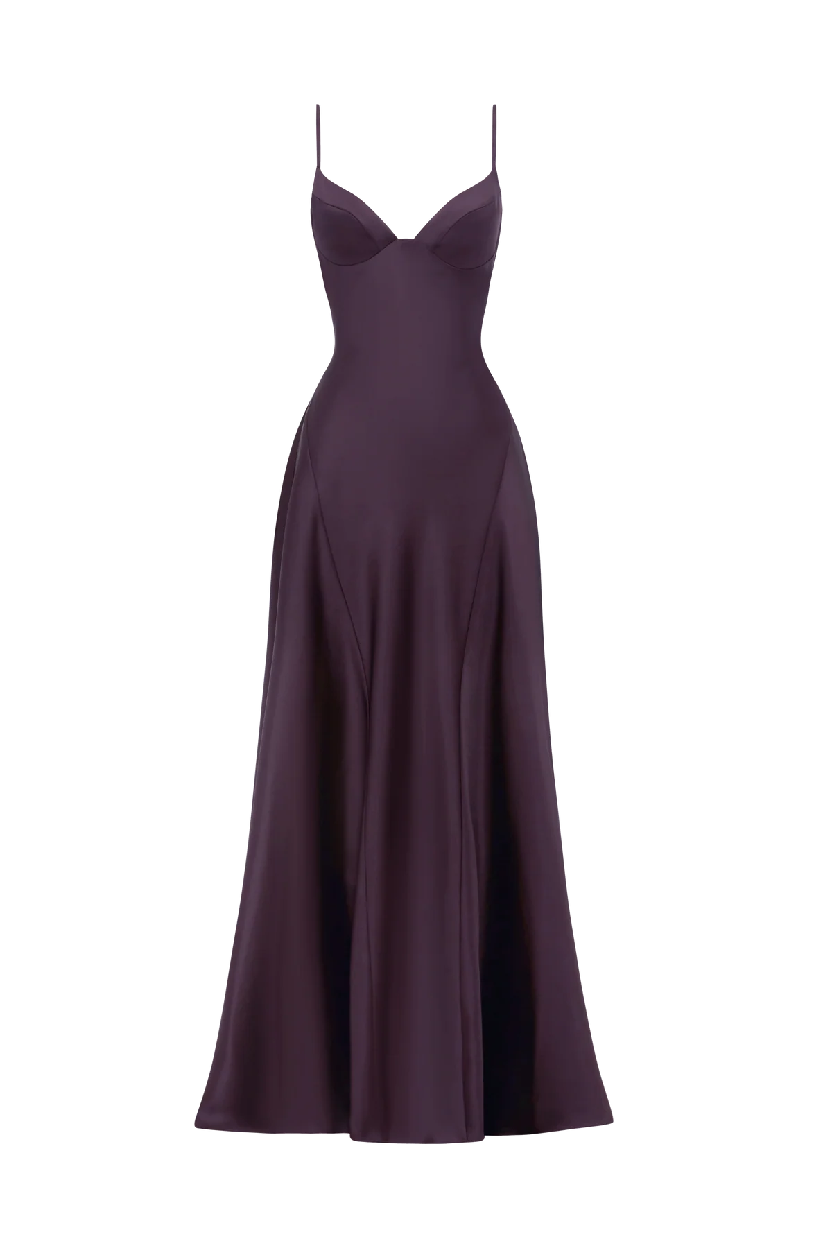 Vestido Longo Alcinha Cetim Diane