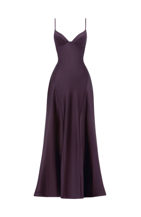 Vestido Longo Alcinha Cetim Diane