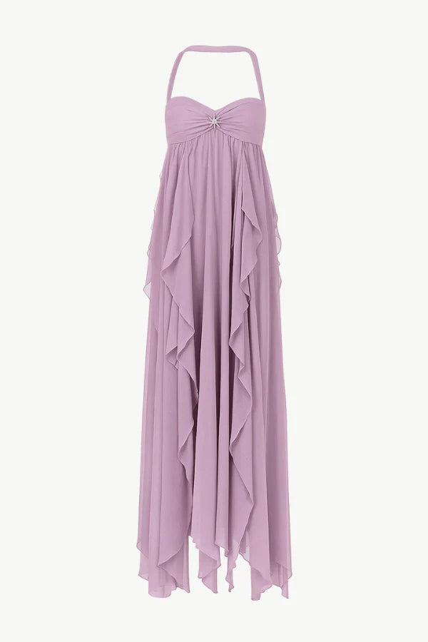Vestido Com Babados Tendência Modern Ariel