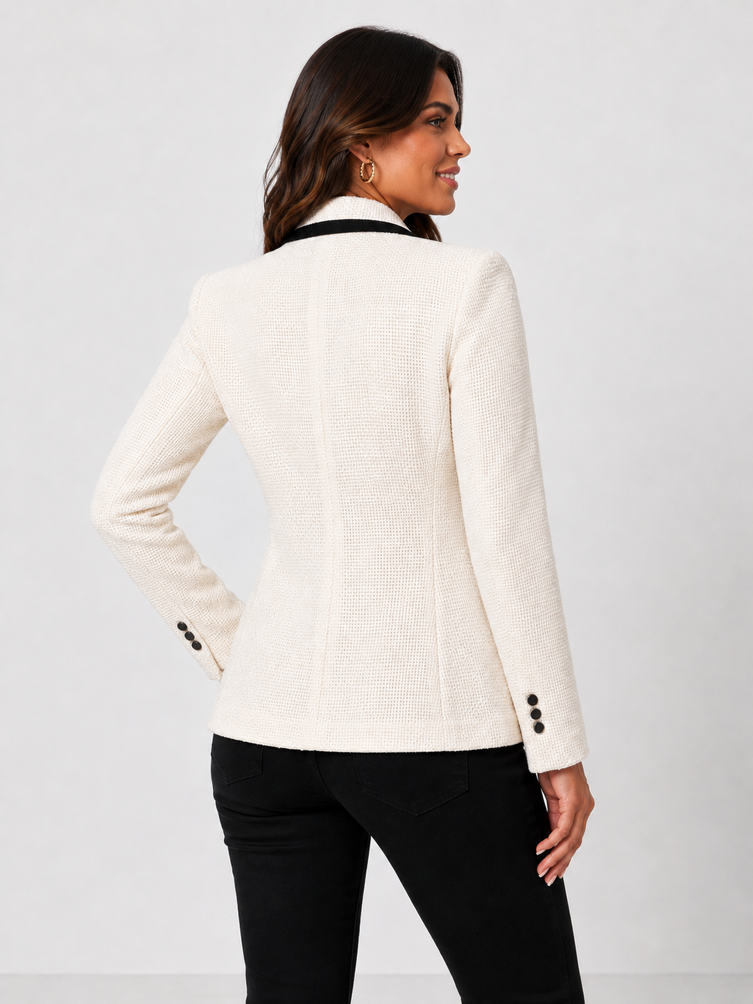 Blazer Casual Modern Tweed Duo