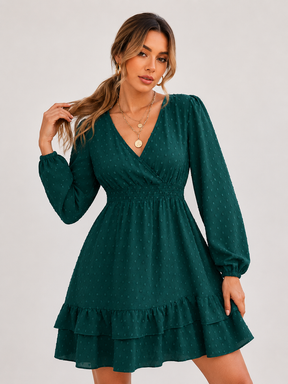 Vestido Manga Longa Chiffon Modern Lilica
