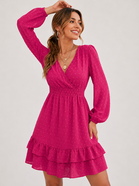 Vestido Manga Longa Chiffon Modern Lilica