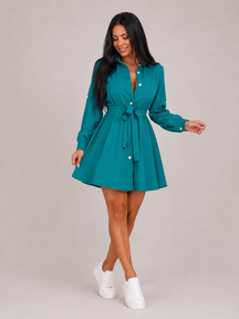 Vestido Camisa com Cinto Modern Letícia