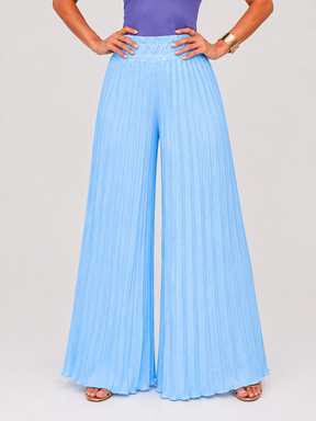 Calça Pantalona Plissada Modern Callie