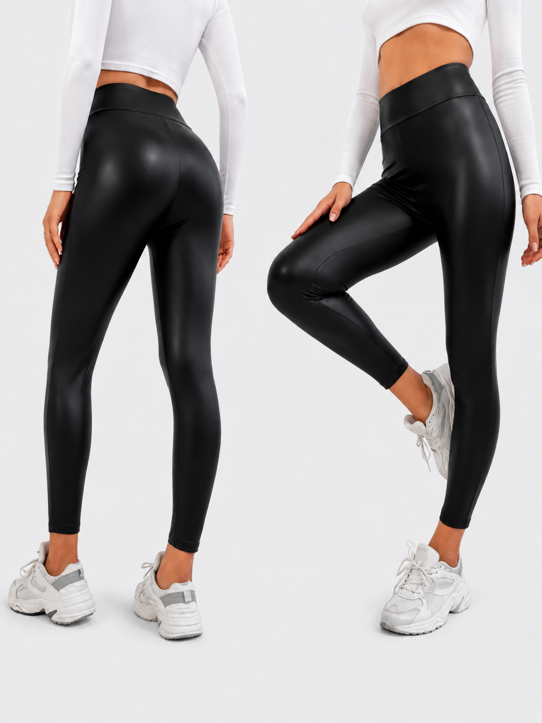 Calça Feminina de Couro Peluciada Black - Compre 1 Leve 2