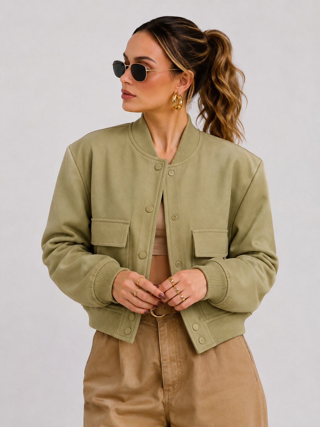 Jaqueta Bomber Modern Valentina
