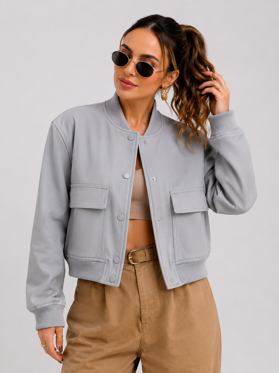 Jaqueta Bomber Modern Valentina