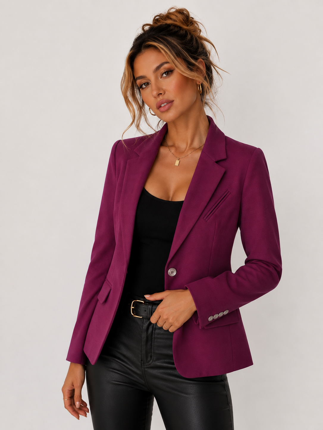 Blazer Feminino Casual Alfaiataria Modern Verona - OUTONO/INVERNO
